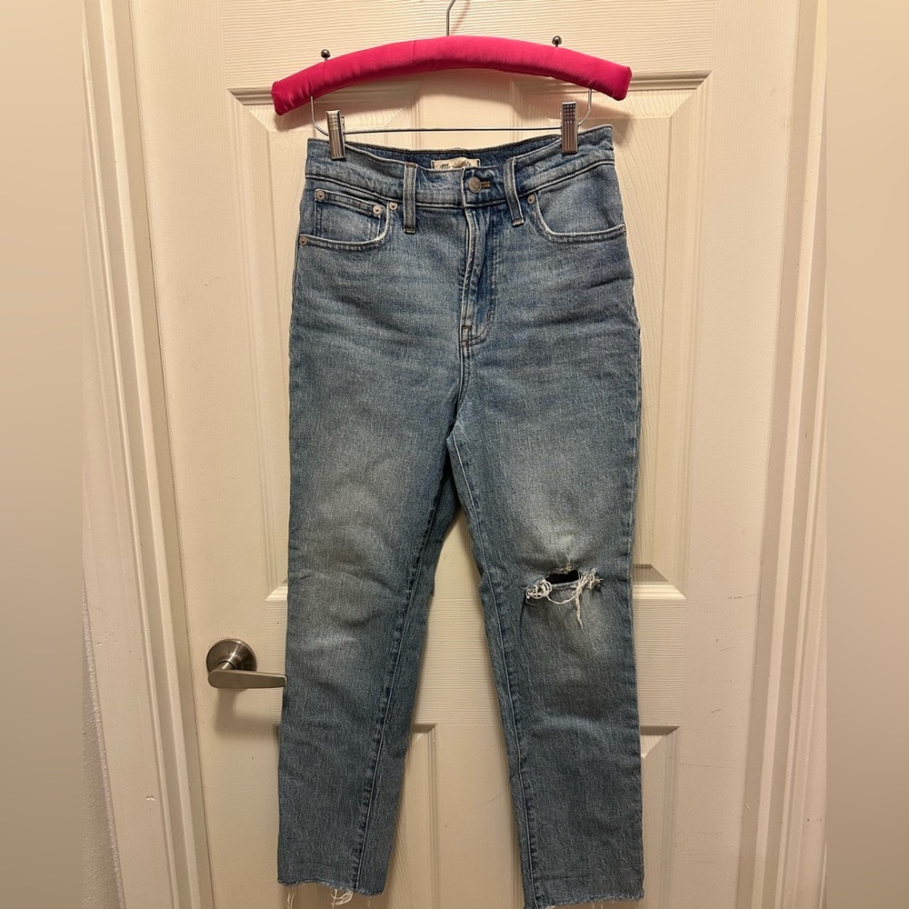 Madewell Light Blue Straight Leg Jeans